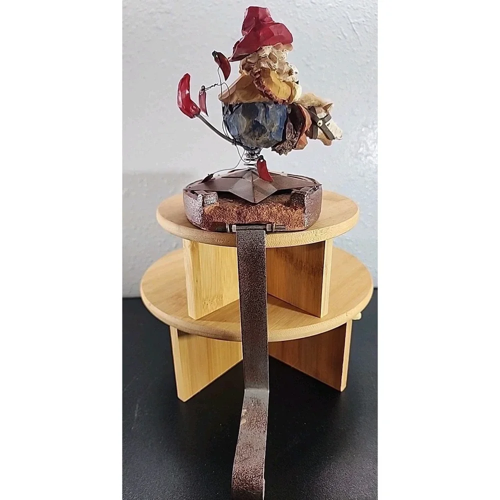 Cowboy Santa Stick‎ Horse Stocking Holder Christmas Western Decor